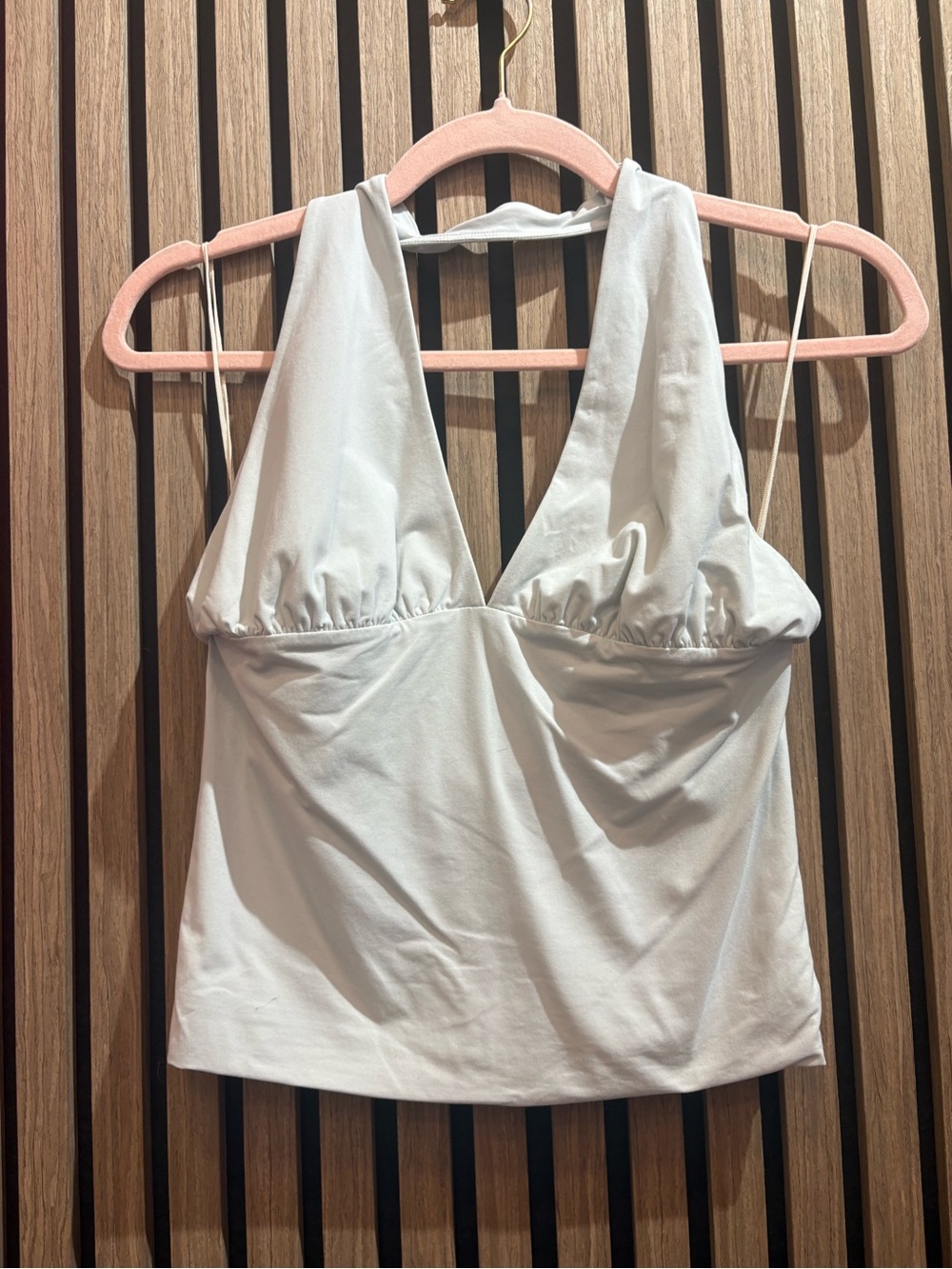 Wilfred White Halter Bandeau Top